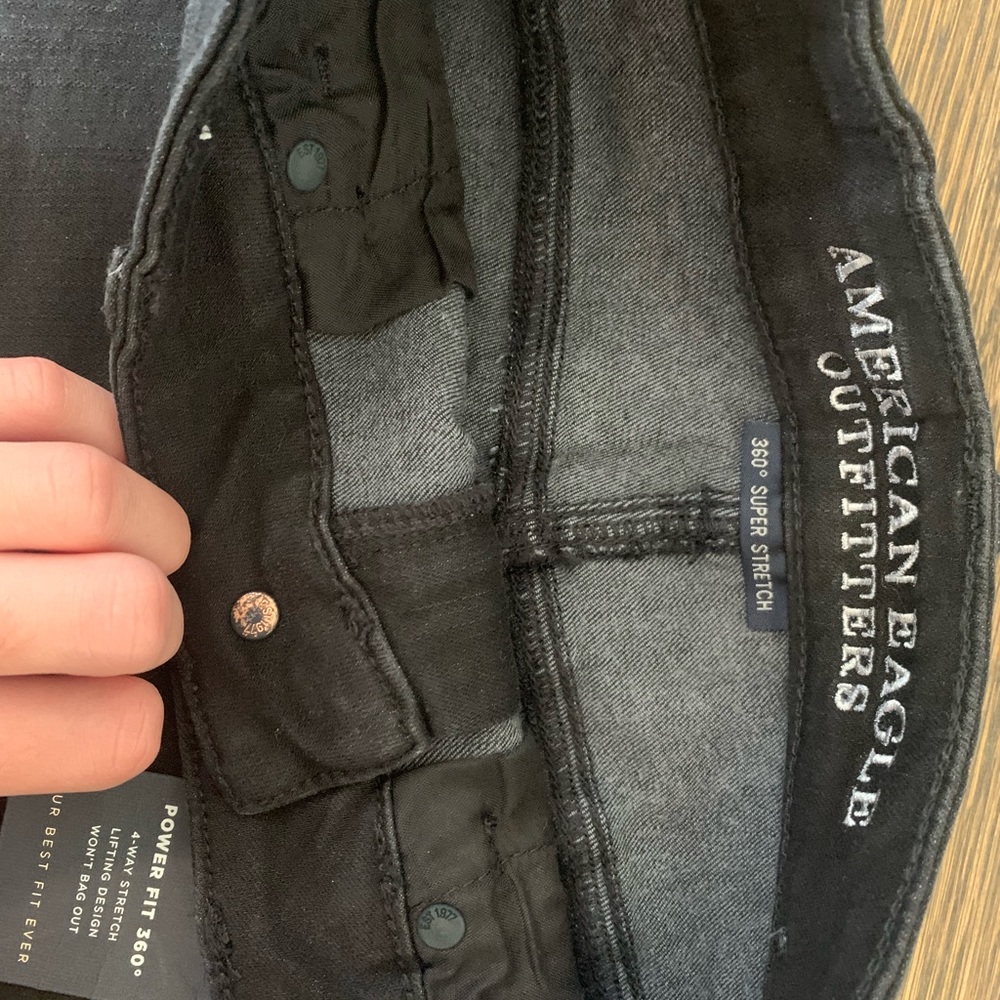 American eagle black Jean shorts
